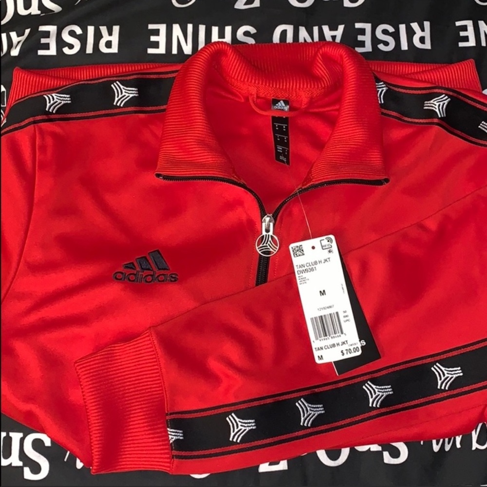 Men’s adidas club jacket NWT